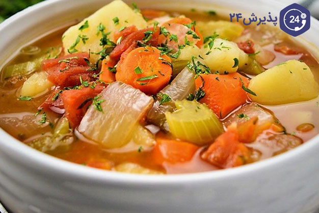 سوپ سبزیجات رژیمی